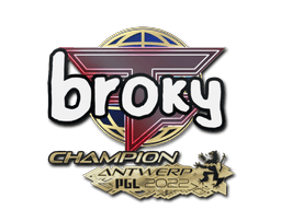 印花 | broky（冠军） | 2022年安特卫普锦标赛